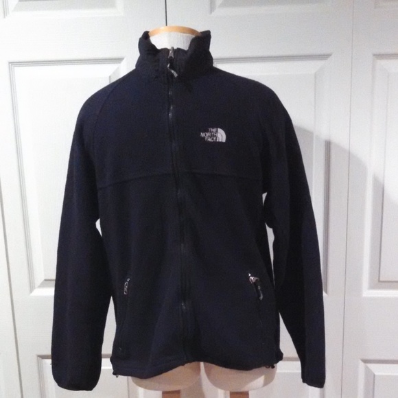 black north face fleece mens